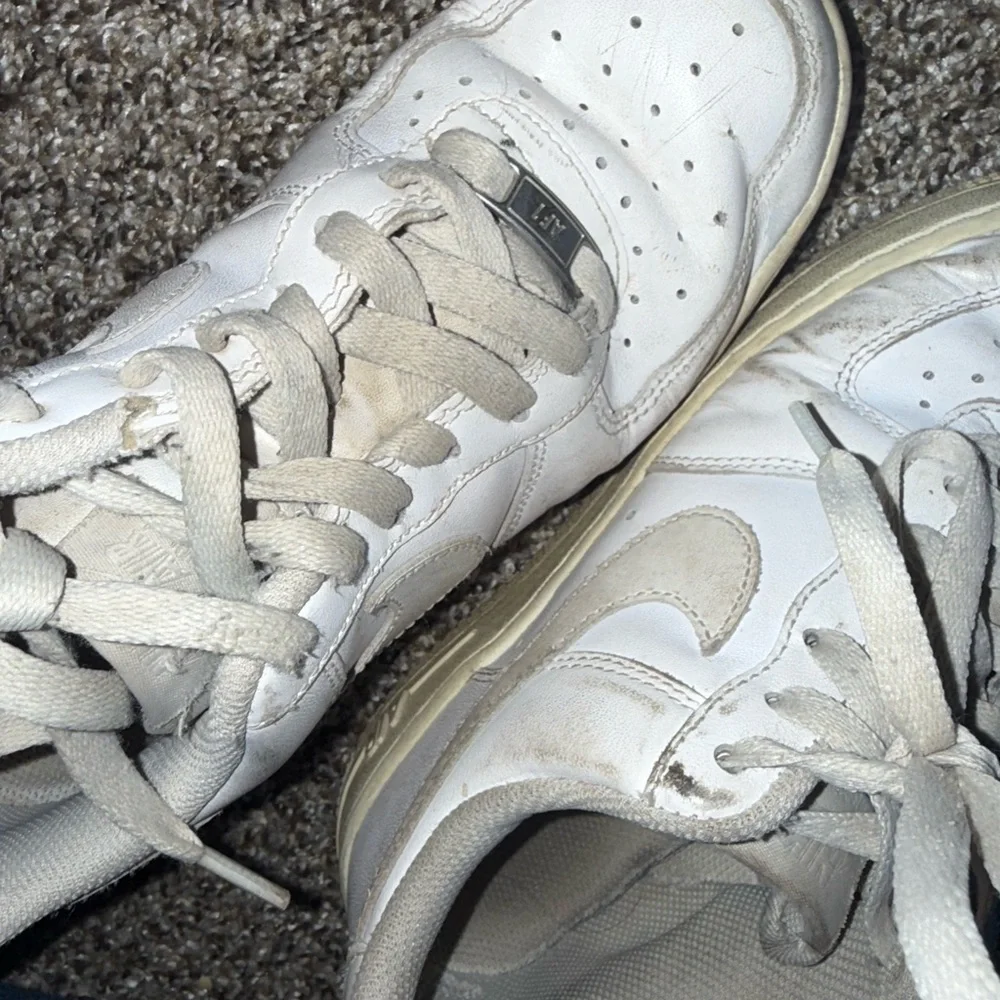 Nike White‎ and Gray Athletic Shoes